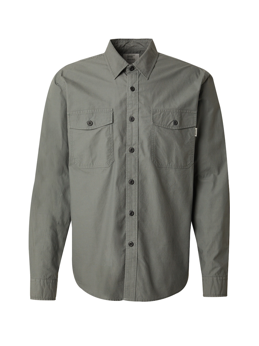 

Рубашка на пуговицах классического кроя Vintage Industries Boston, Basalt Grey