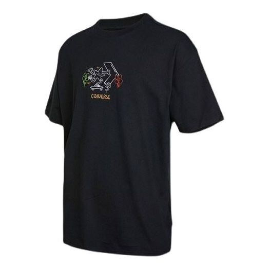 

Футболка pushing along t-shirt 'black' Converse, черный
