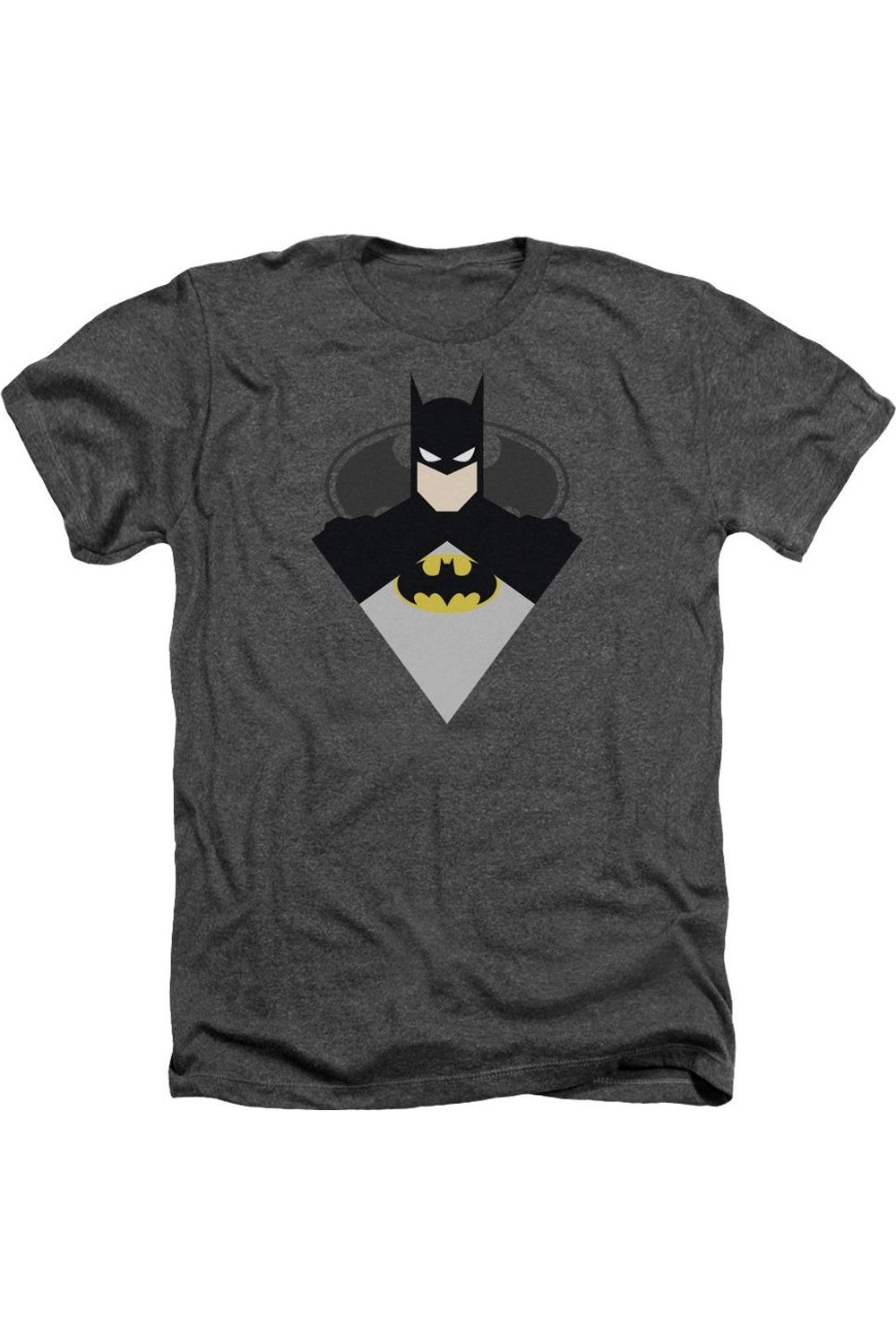 

Футболка / футболка Batman Simple Bat для взрослых Heather Gildan, цвет charcoal