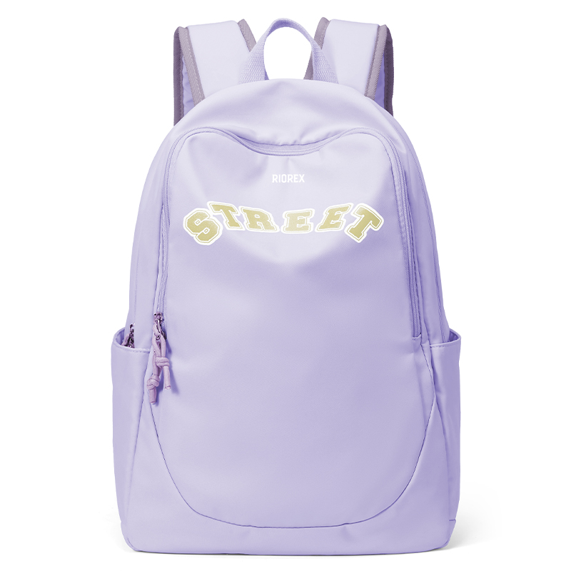

RIOREX Тканевый рюкзак для ноутбука унисекс черный синий красный, Purple Upgraded