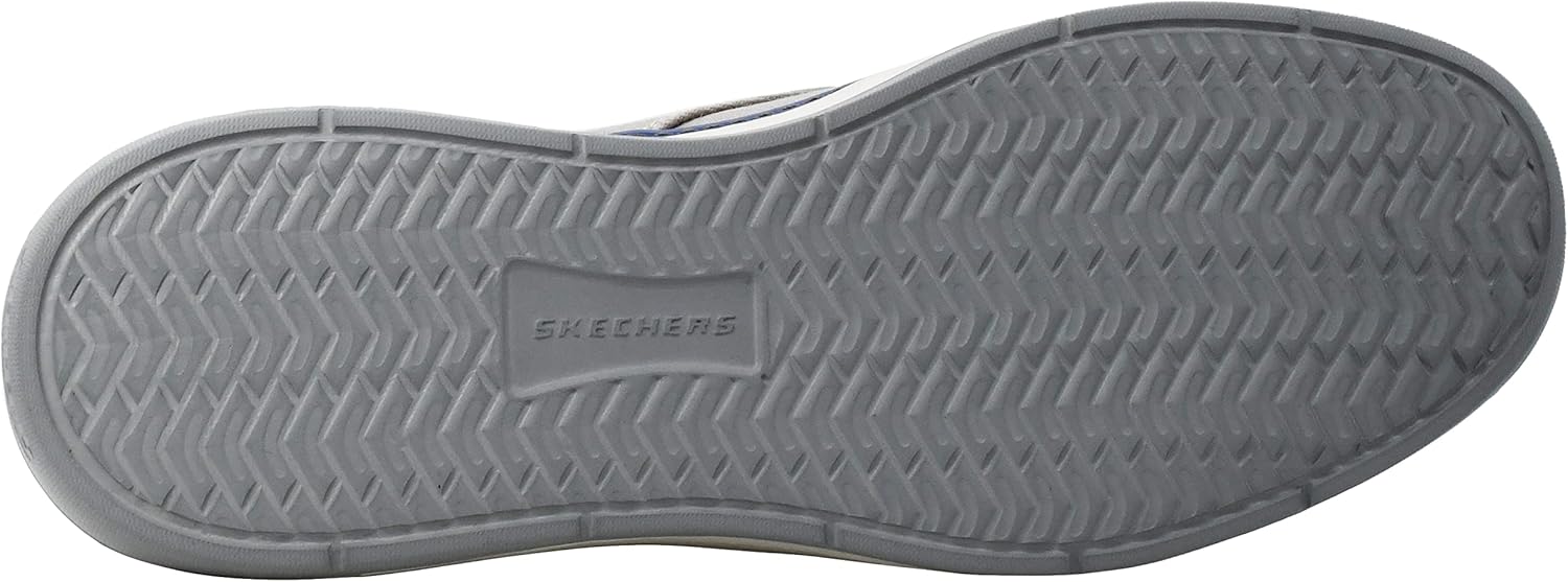 Мужские кроссовки Skechers USA Moreno - Ederson Low Profile с шнуровкой, серый — фото 4