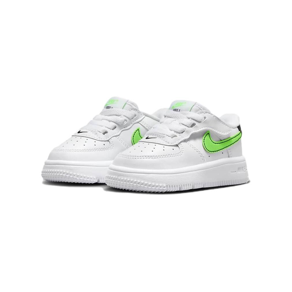 Кроссовки Nike Force 1 Low EasyOn TD 'White Green Strike', зеленый — фото 3