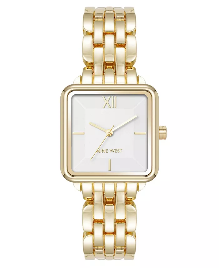 

Женские часы Quartz Square с позолоченным металлическим сплавом, 29 мм Anne Klein
