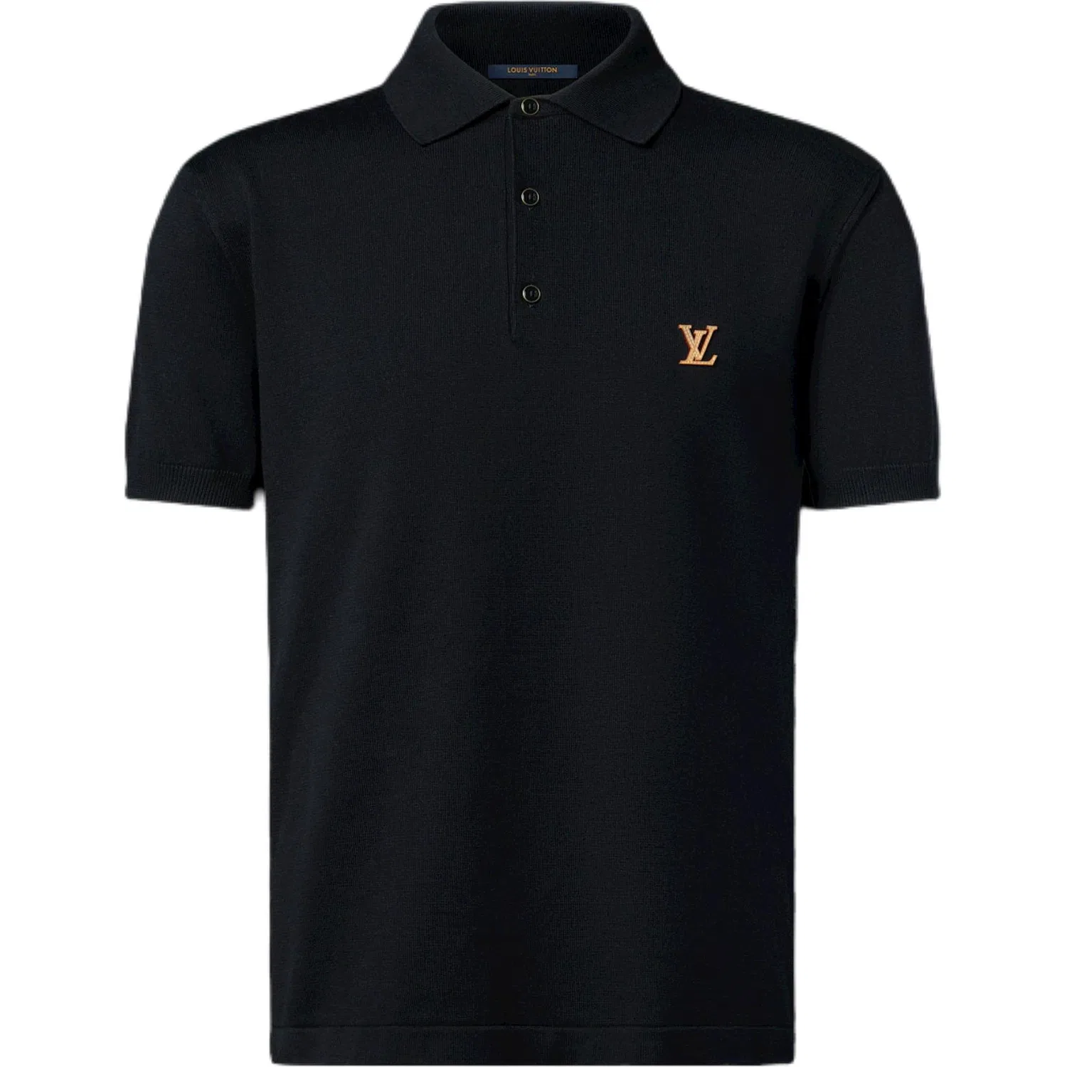 Поло SS26 Standard мужское LOUIS VUITTON, Black