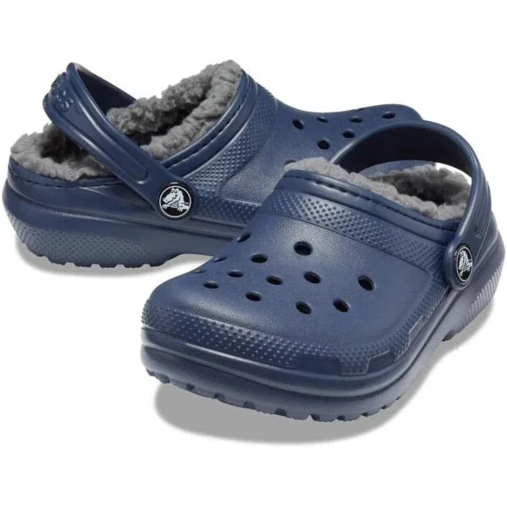 Crocs Classic Lined 207009-459 Сабо, темно-синие, удобные повседневные туфли ZAP1828