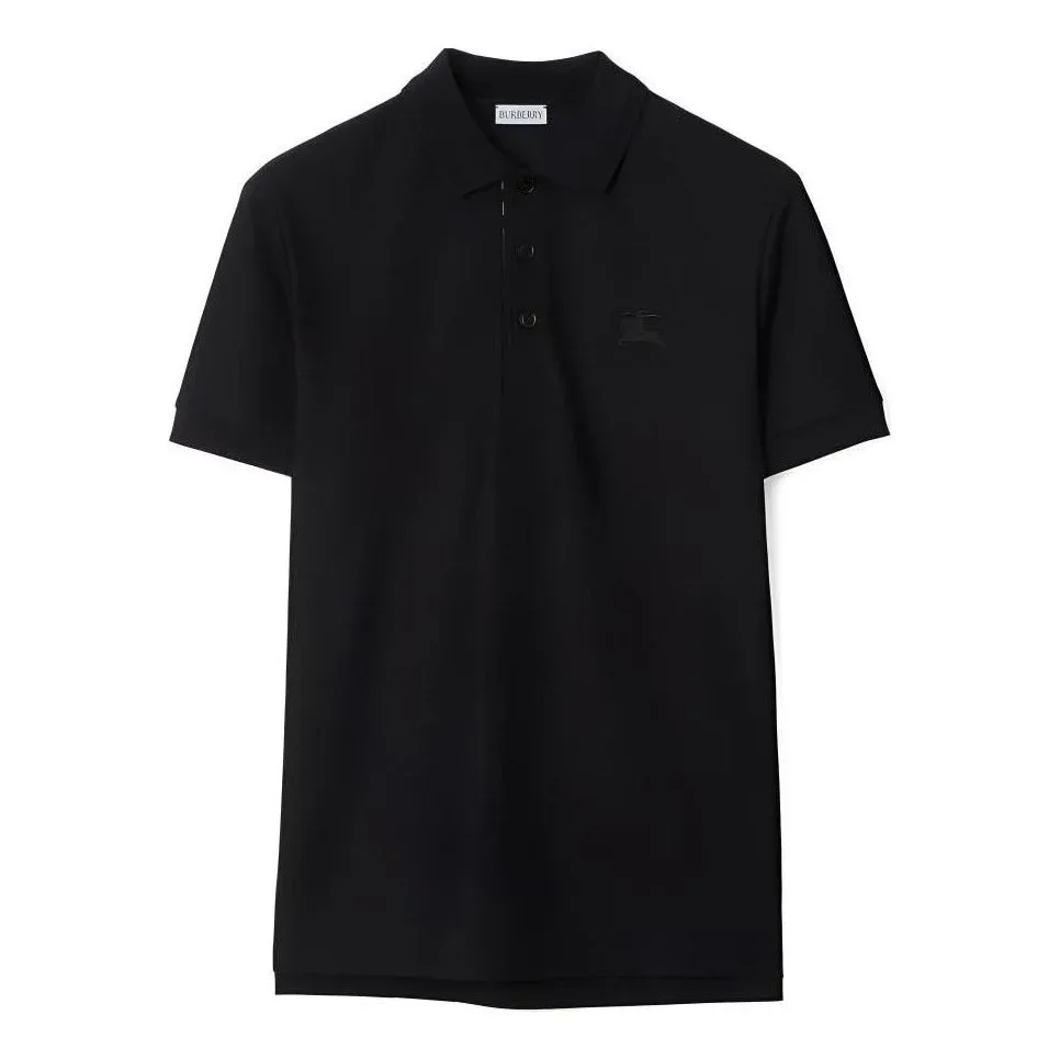 Поло Burberry 26 из хлопка, черное