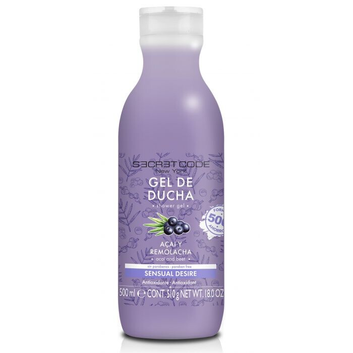 

Гель для душа Gel de Ducha Sensual Secret Code, 1 unidad