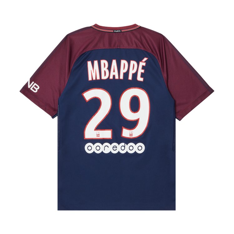 

Джерси Paris Saint-Germain Pre-Owned Paris Saint-Germain Mbappé #29 Home Stadium 'Navy/Burgundy', синий