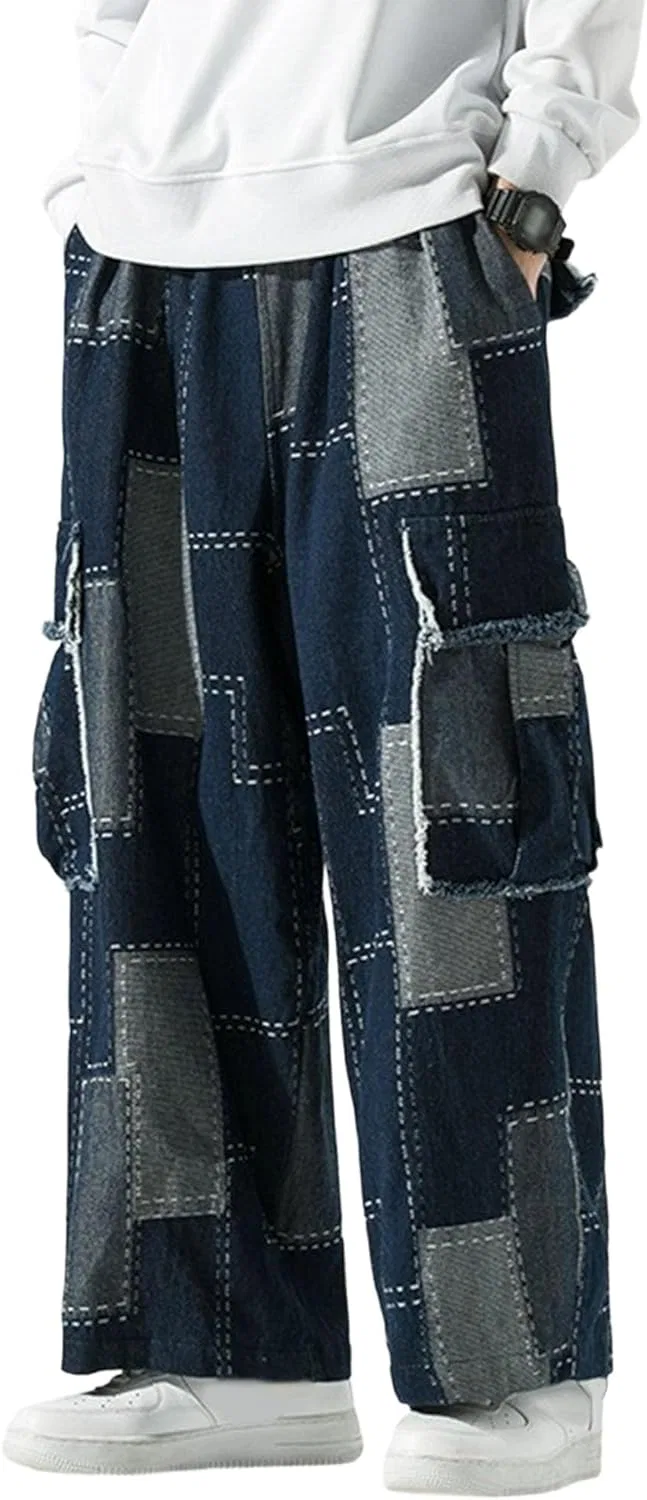 Джинсы свободные, Baggy, Blue