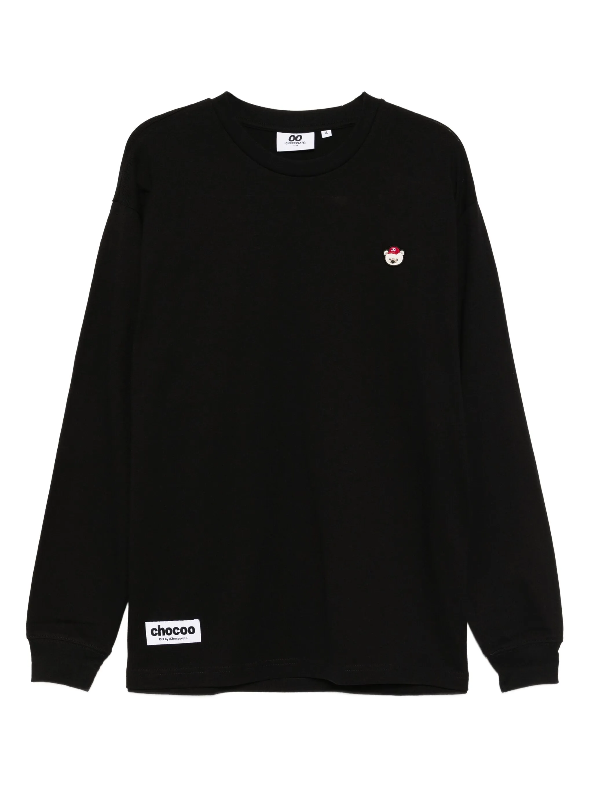 

Футболка с вышивкой Chocoolate, черный