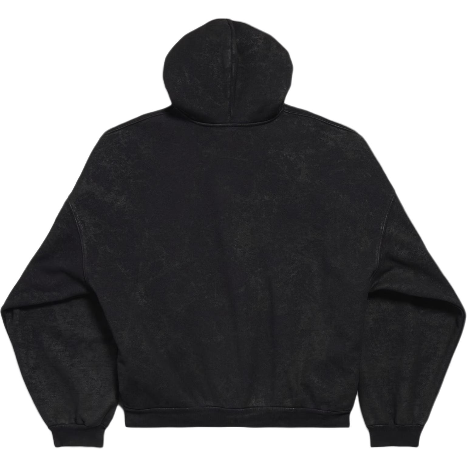 Свитшот Loose Fit Unisex Balenciaga, черный — фото 2