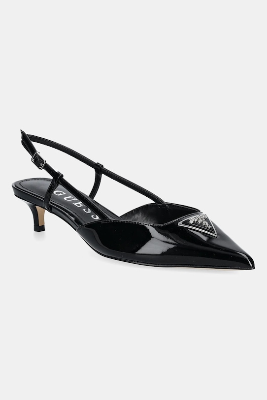 Кожаные туфли на шпильке JESSON Guess, черный