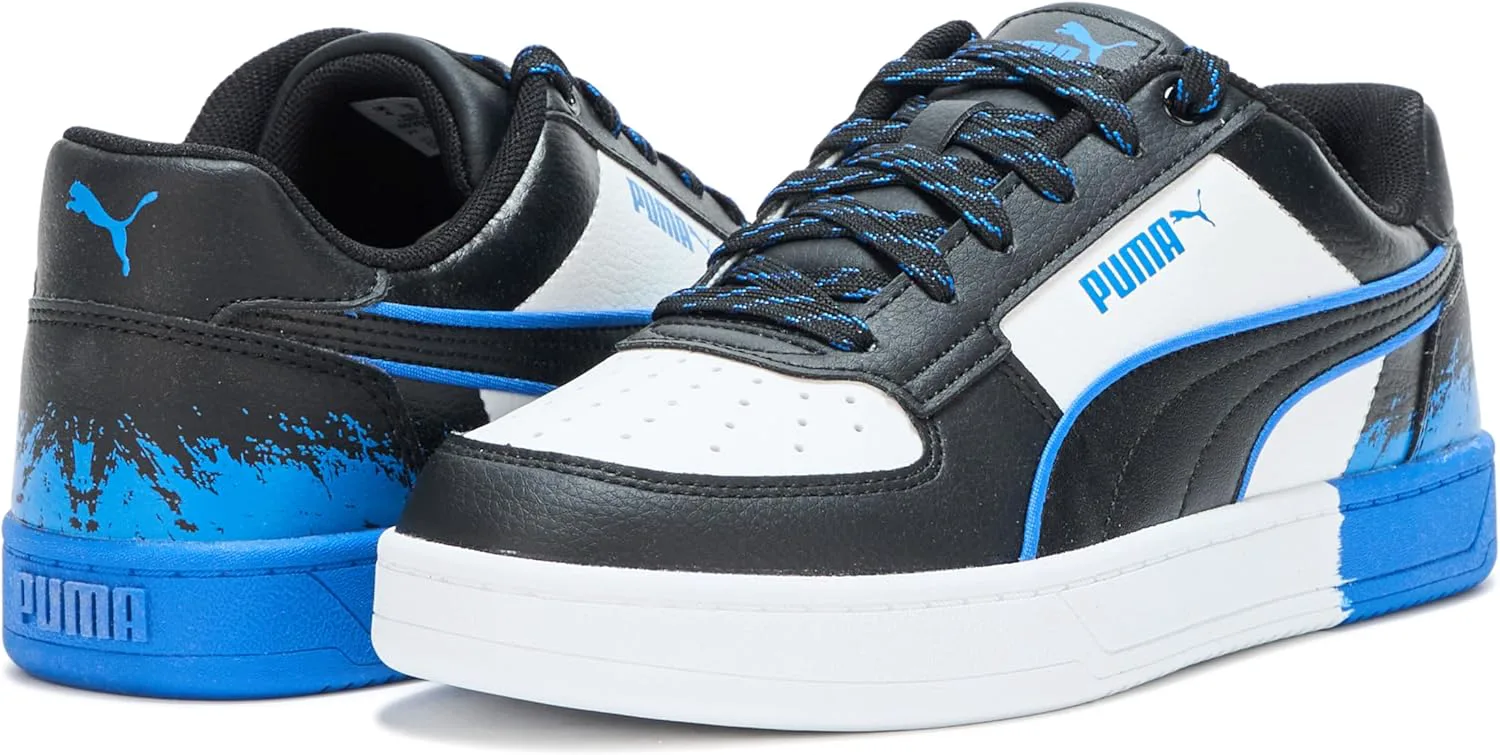 Кроссовки Puma для детей и подростков Caven, черный/белый/синий — фото 2