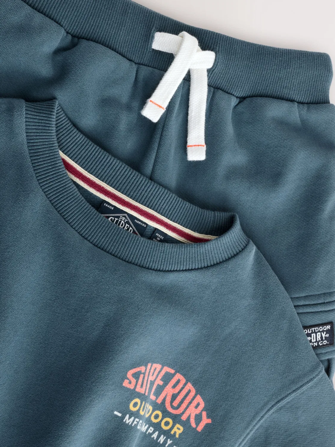 Спортивный костюм Superdry Co, пыльный синий — фото 3