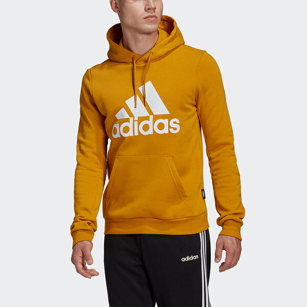 Толстовка adidas Mh Bos Po Fl Casual Sports Men's Gold, желтый — фото 3