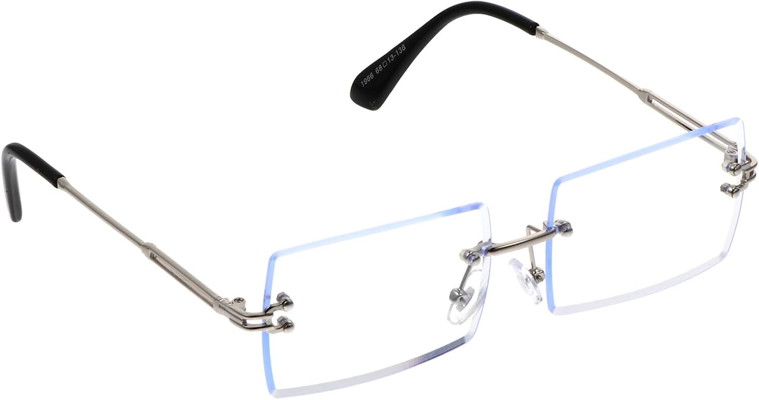 

Легкие солнцезащитные очки без оправы с защитой от УФ-излучения для женщин и мужчин. Износостойкие очки для фотосессий с удобными носовыми упорами. Стильный дизайн без оправы для путешествий, пляжа и шопинга Healvian