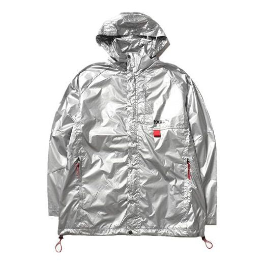 

Куртка silver zipper woven sports jacket Puma, серебряный