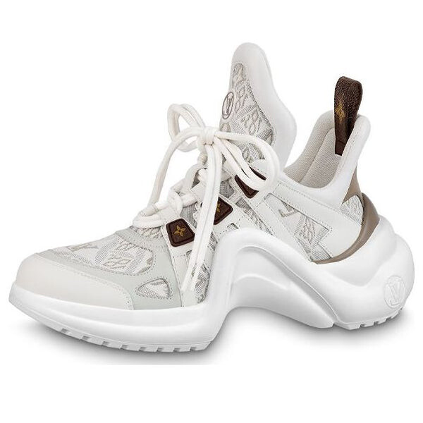 Кроссовки archlight 1.0 sneakers 'beige with monogram' Louis Vuitton, белый