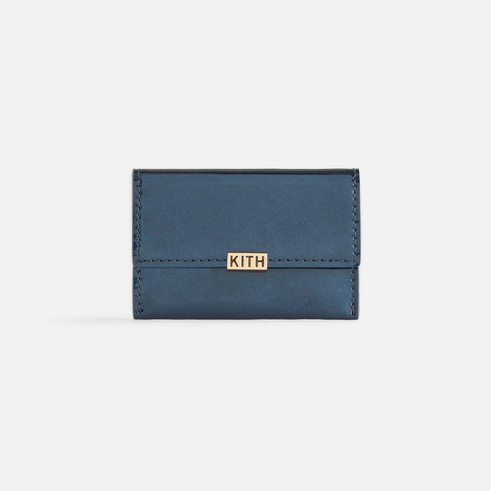 

Картхолдер Kith Women Patent Leather Double Card Holder, цвет True