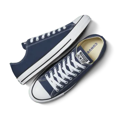 Кроссовки Nike Converse Chuck Taylor All Star Low Top Unisex Shoe, темно-синий — фото 4