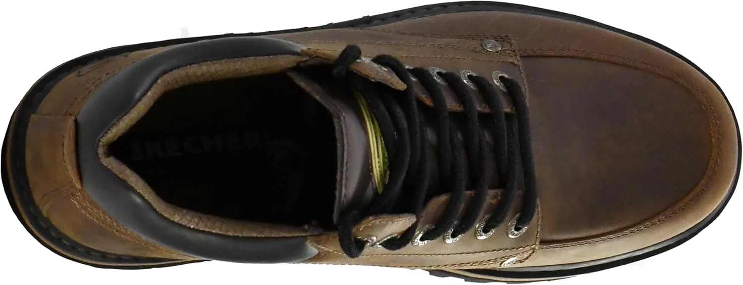 Мужские ботинки Skechers USA Mariners с низким голенищем на клиновидном каблуке, размер универсальный, темно-коричневый — фото 2