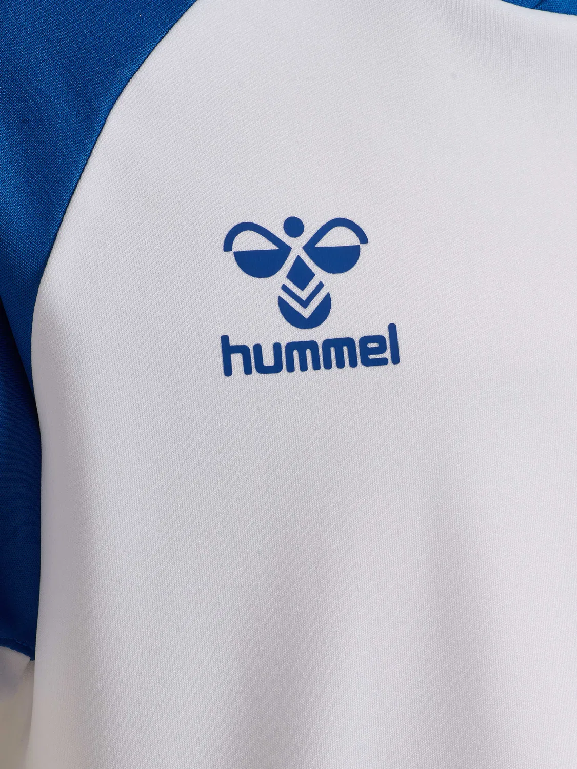 Футболка с рагланом, Hummel, белый/синий — фото 3