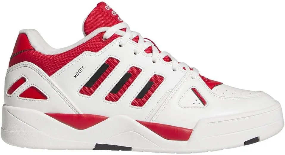 Мужские низкие кроссовки Adidas Midcity, белый/черный — фото 2