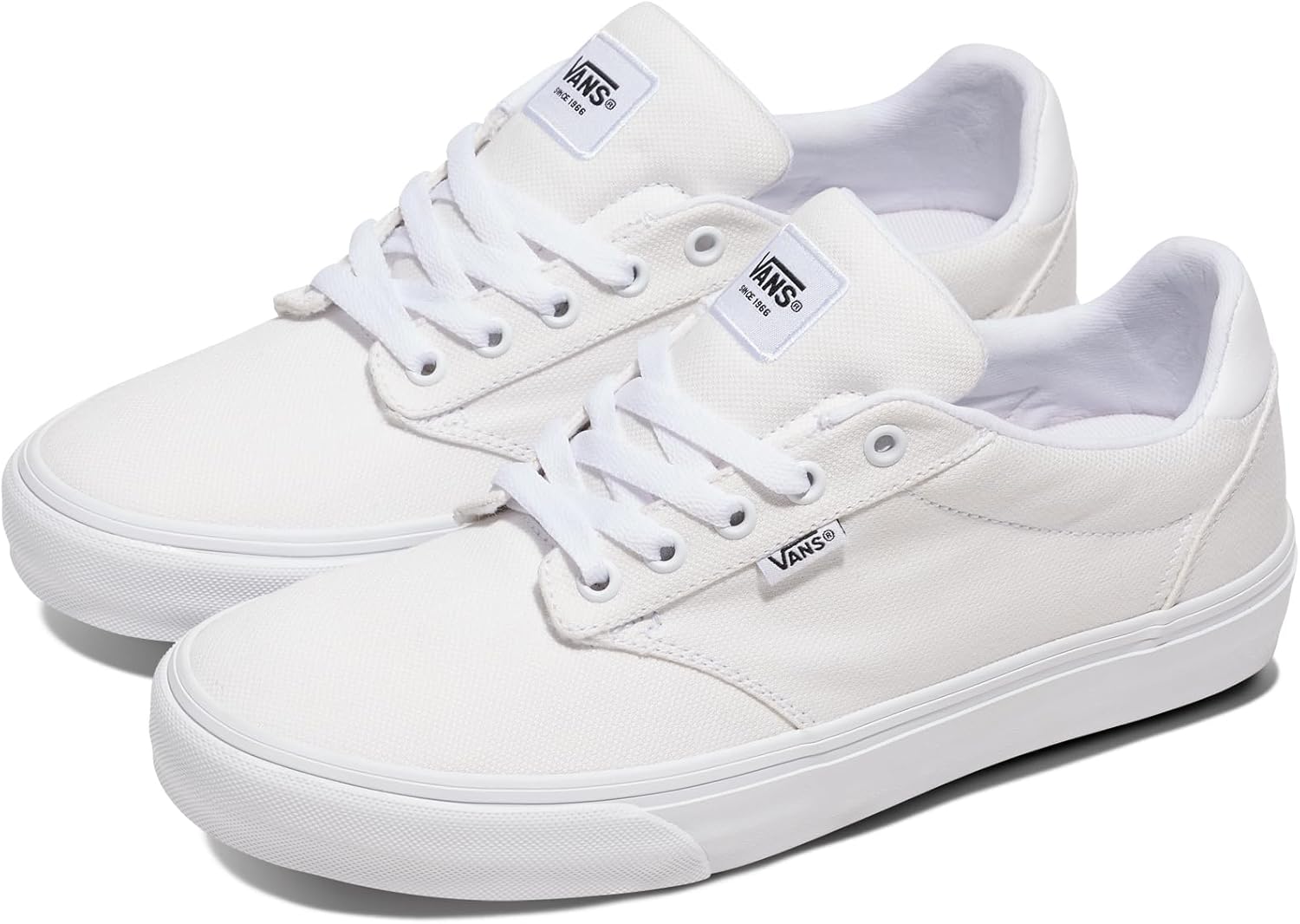 Vans Atwood Deluxe, мужские кроссовки | низкие модные кеды для работы, прогулок и повседневной носки, Prem T&L White/White — фото 2