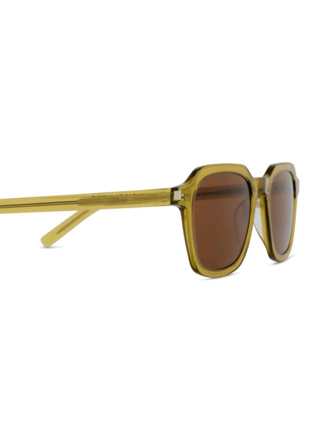 Мужские солнцезащитные очки Saint Laurent Eyewear, зеленый — фото 3