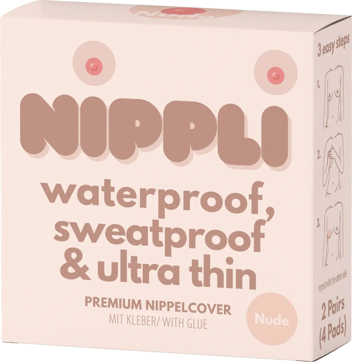 

Накладки на соски телесные с клеем (2 пары) 4 шт. NIPPLI EUROPE GmbH