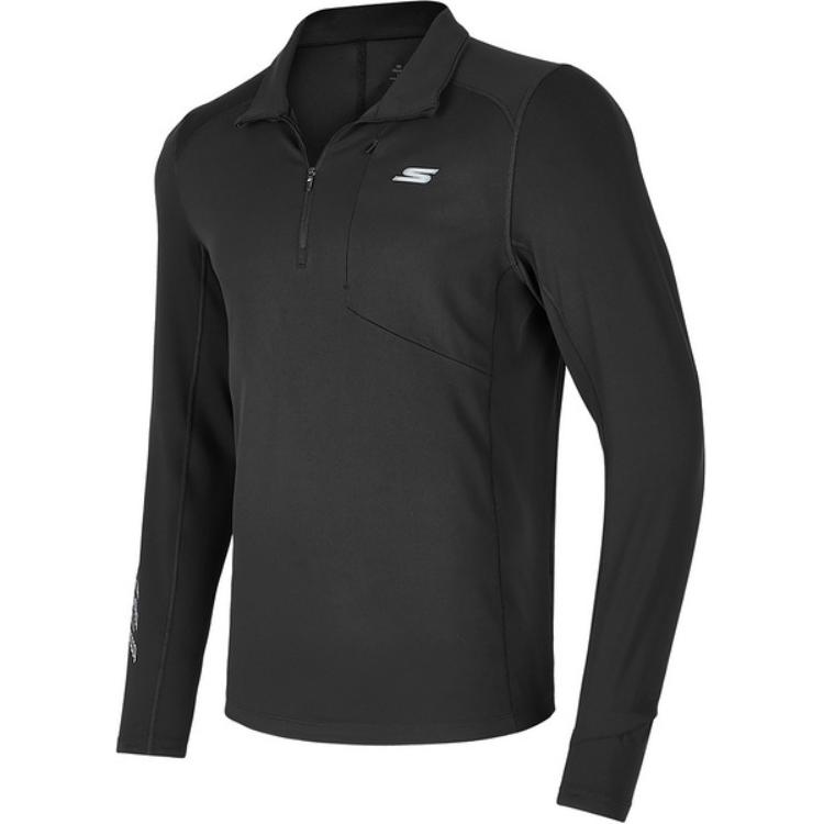 

Футболка Comfort Sports Series мужская угольно-черная Skechers