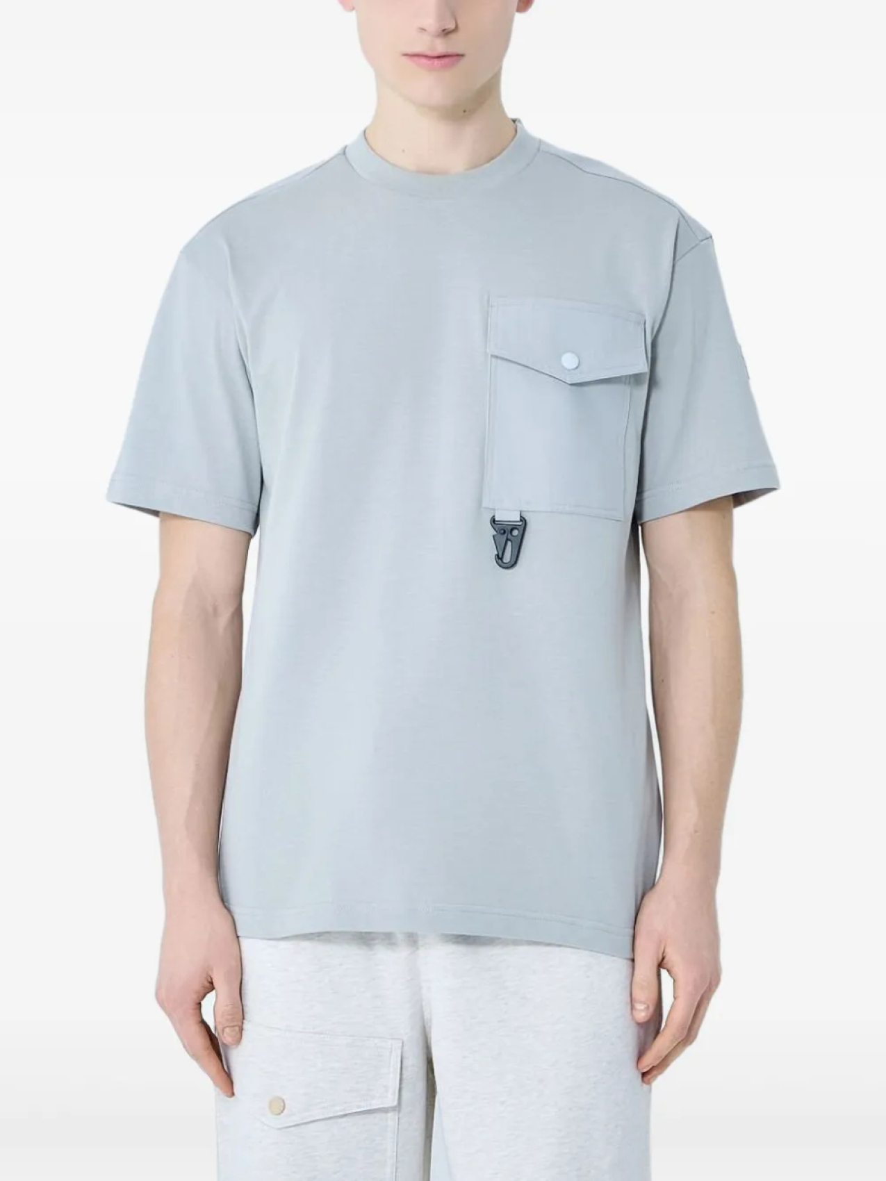 

Футболка из хлопка Moncler Grenoble, синий