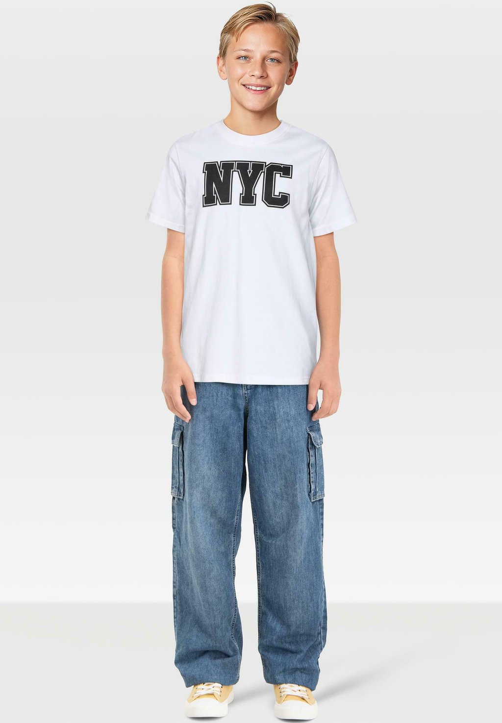 

Рубашка с принтом 2 PACK KURZARM USA NYC COLLEGE Urban Classics, черный