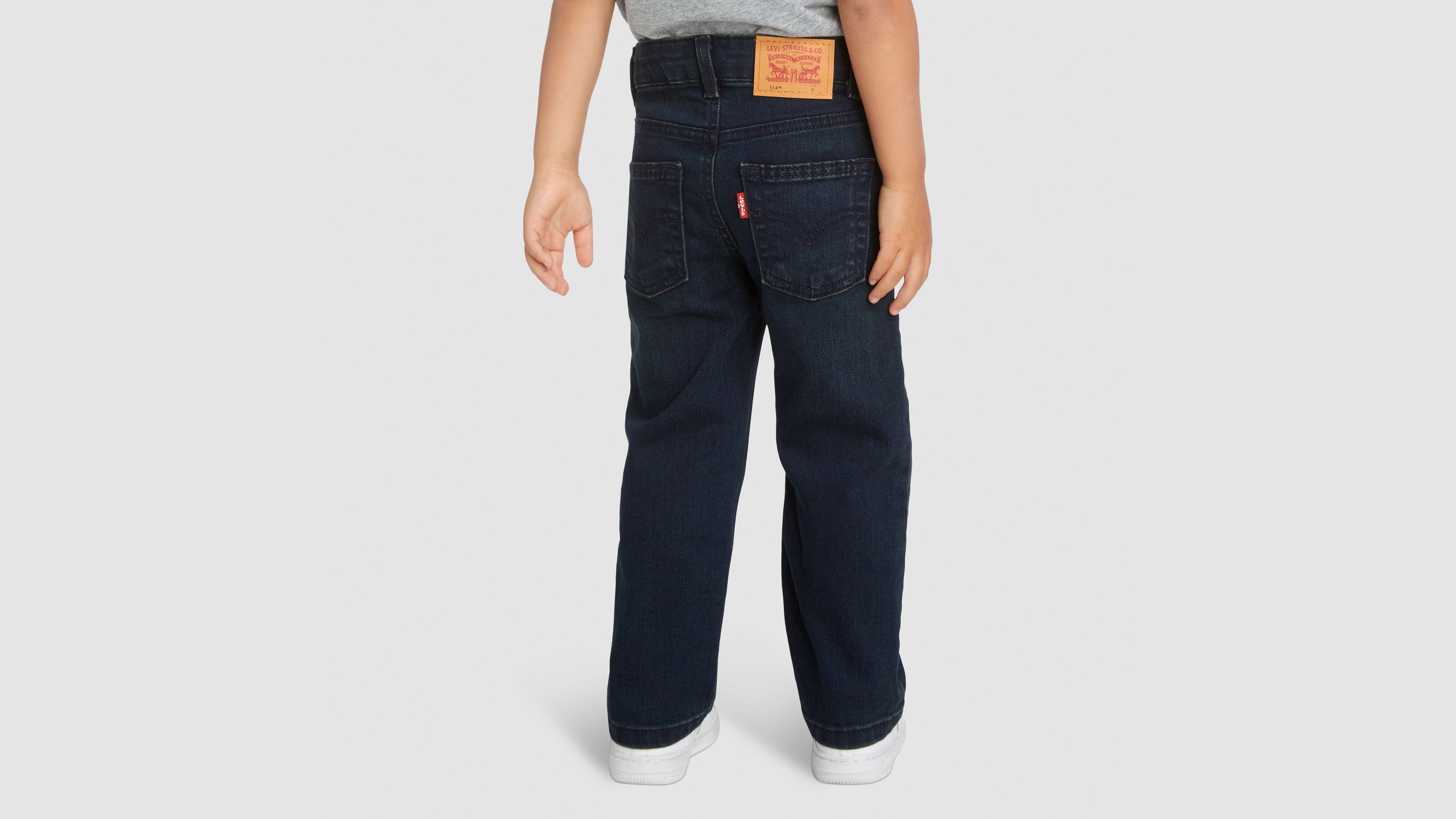 Джинсы 514 Straight Fit Performance для мальчиков 2–4 лет Levi's, Headed South - Medium Wash — фото 4