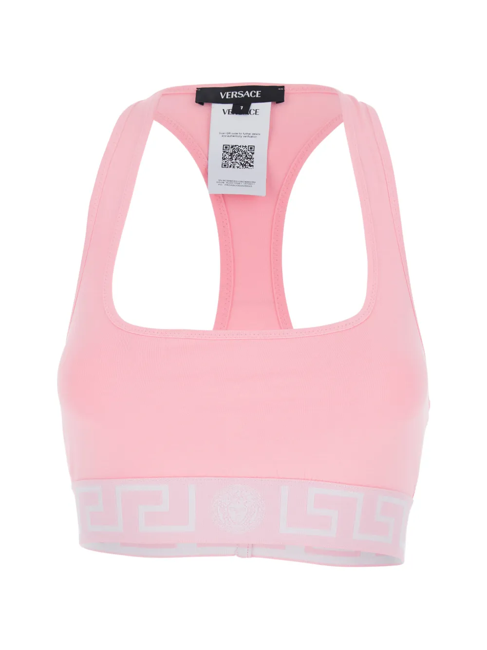 

Бюстгальтер с логотипом Versace, розовый
