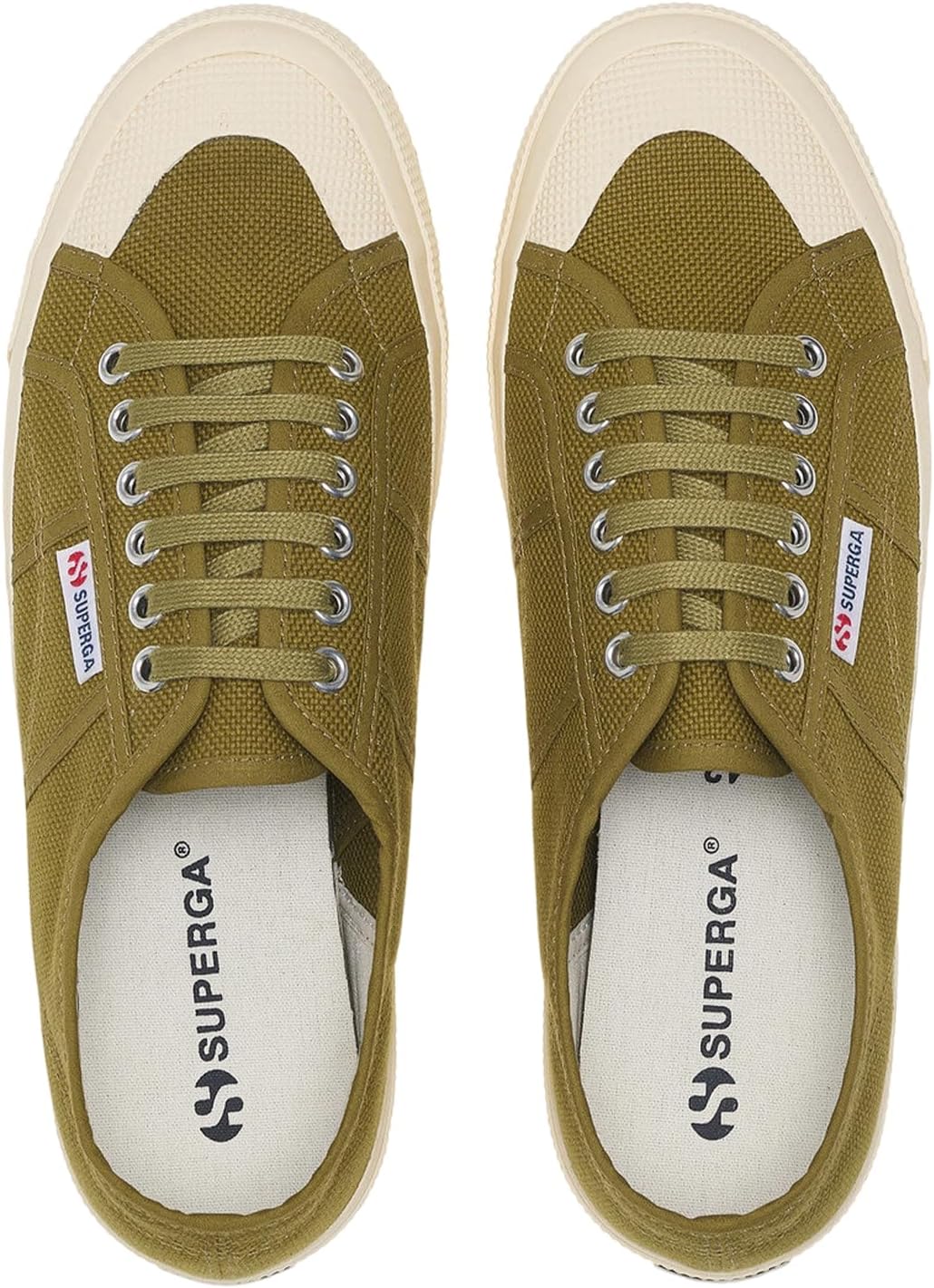 Военные кроссовки Superga, белый/слоновая кость — фото 4