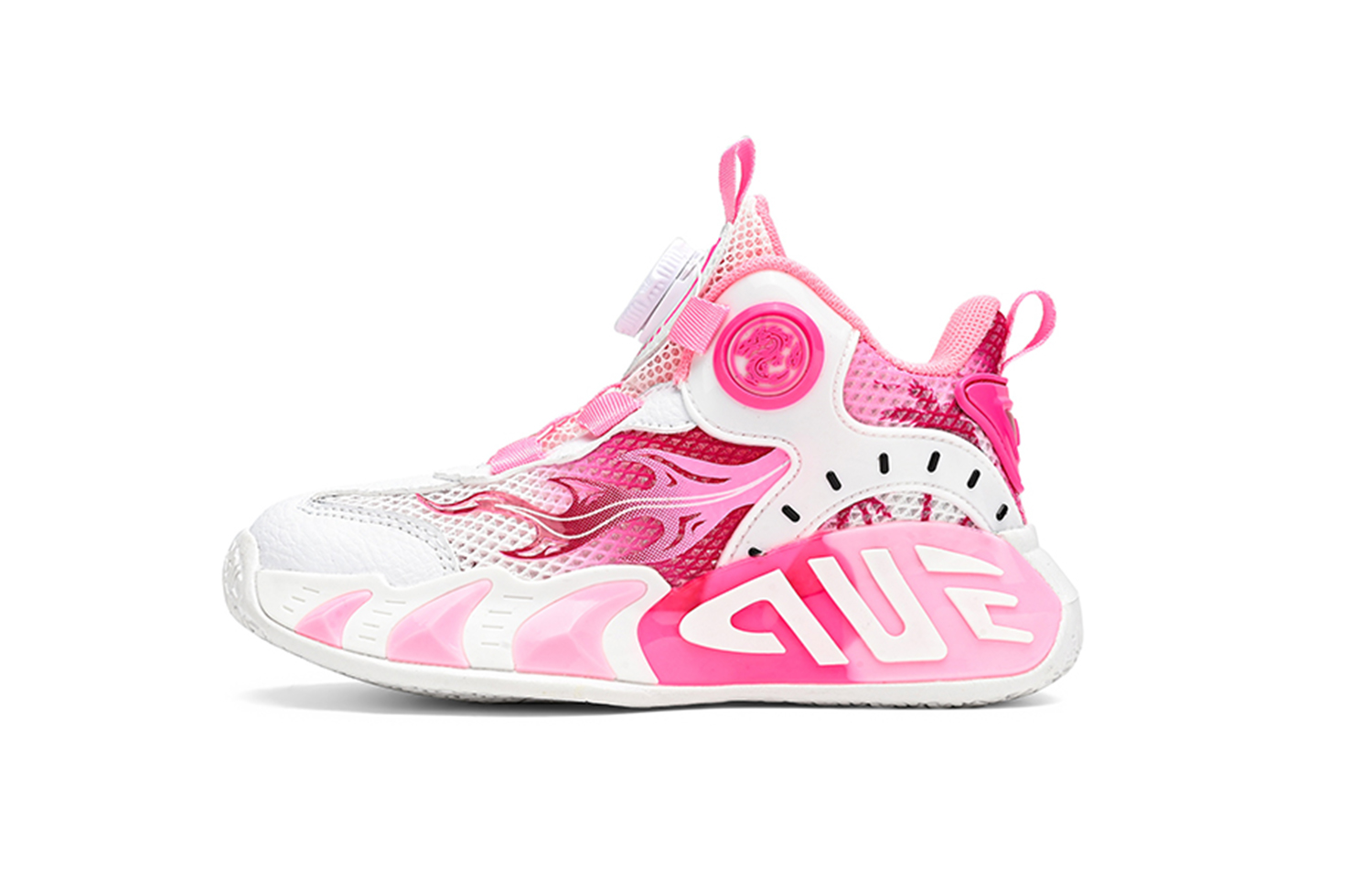 

Износостойкие дышащие баскетбольные кроссовки для мальчиков и девочек средней высоты IMAU, Mei Hong (single network)