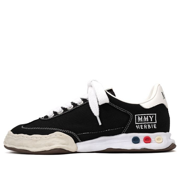 

Кроссовки herbie og sole canvas low-top sneaker Maison Mihara Yasuhiro, черный