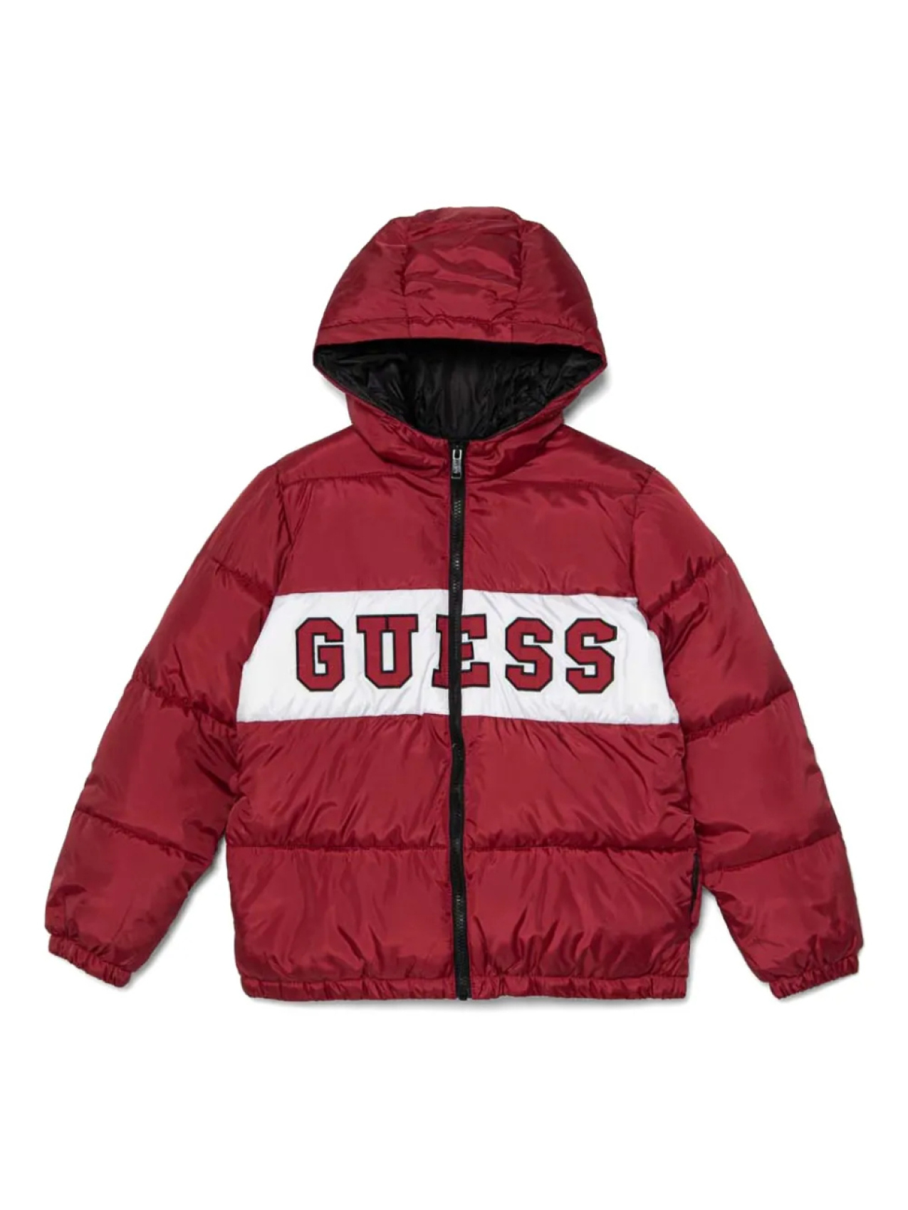 

Куртка с логотипом для детей, угадывайте guess kids, красный