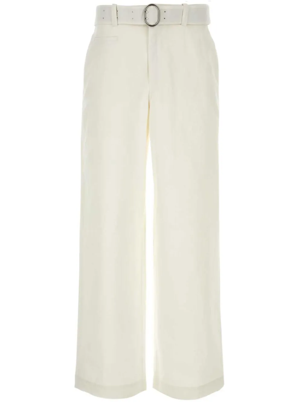 

Широкие брюки с поясом JIL SANDER, белый
