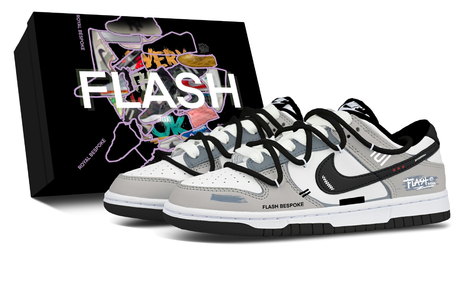 

Nike Детские низкие скейтбордистские кроссовки Dunk Shadow Sparkle с противоскользящей подошвой и легкой амортизацией, серые, унисекс