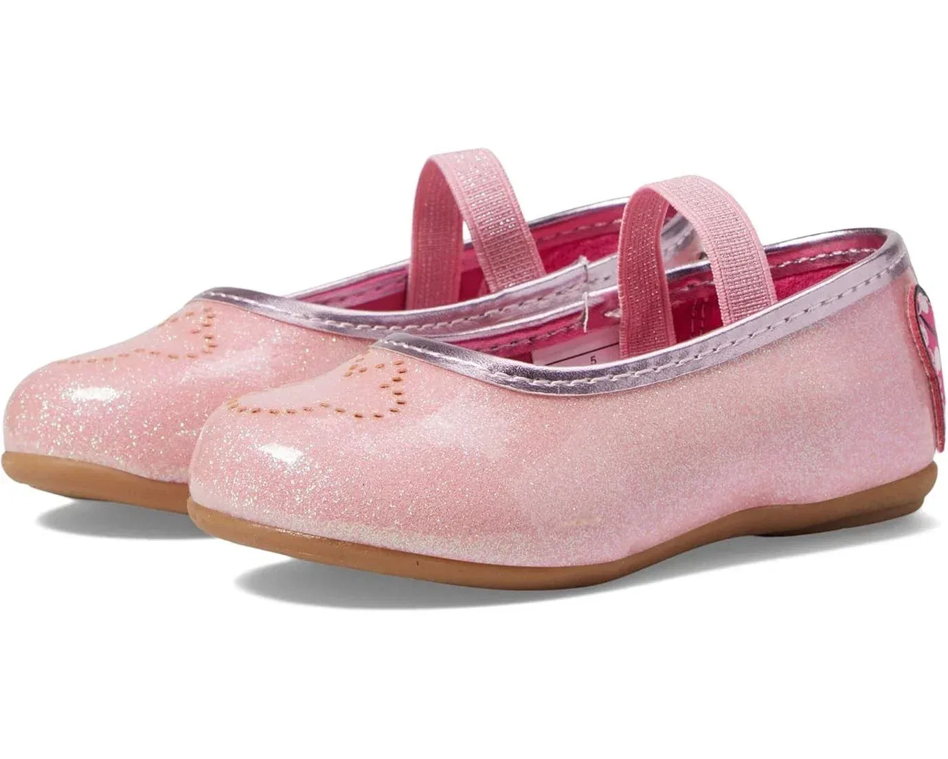 Балетки Josmo Minnie Dress Flats, розовые, с круглым носком, модель Мэри Джейн, ZAP1922