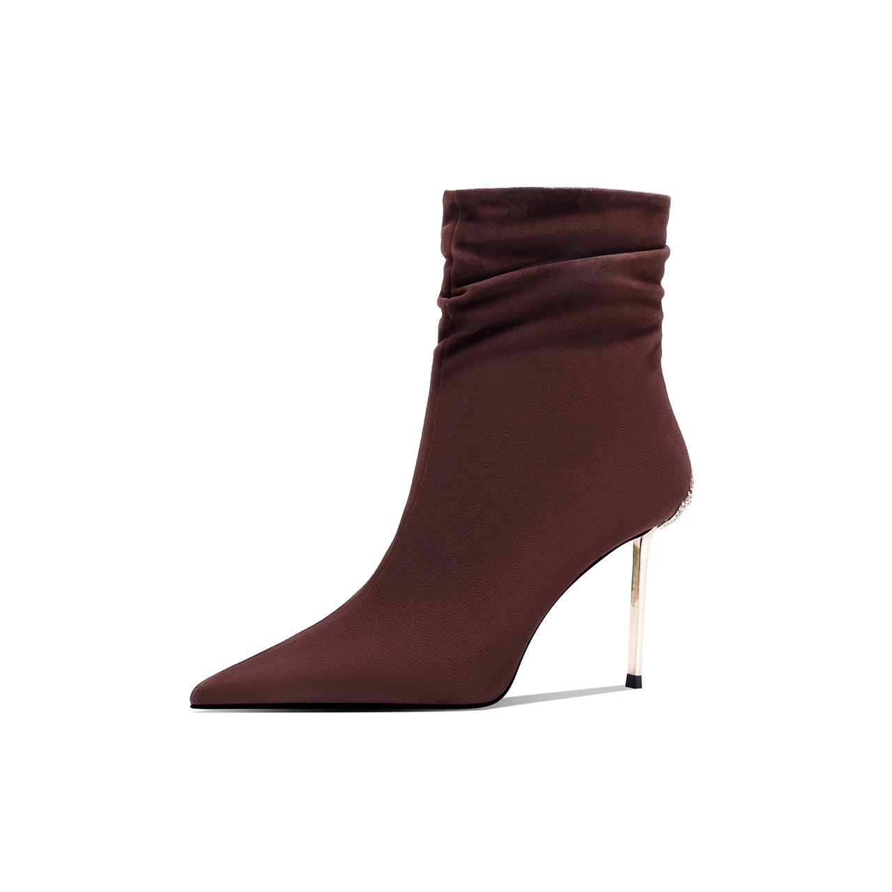 Ботильоны женские 8,5 см Shesrim, Burgundy
