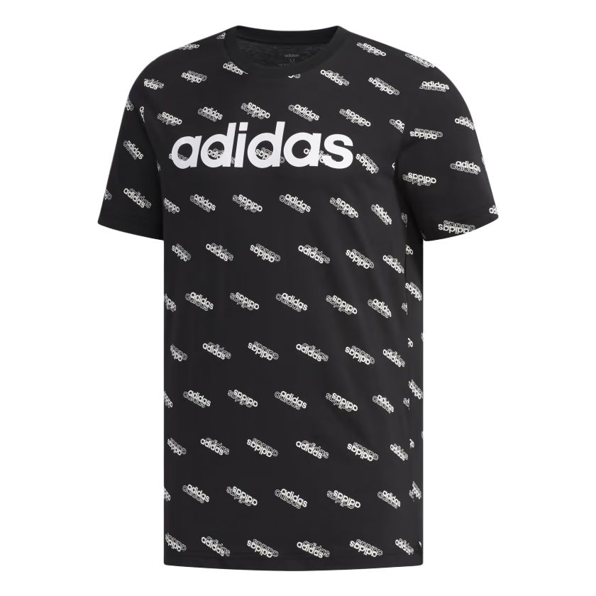 

Adidas Футболка мужская черно-белая