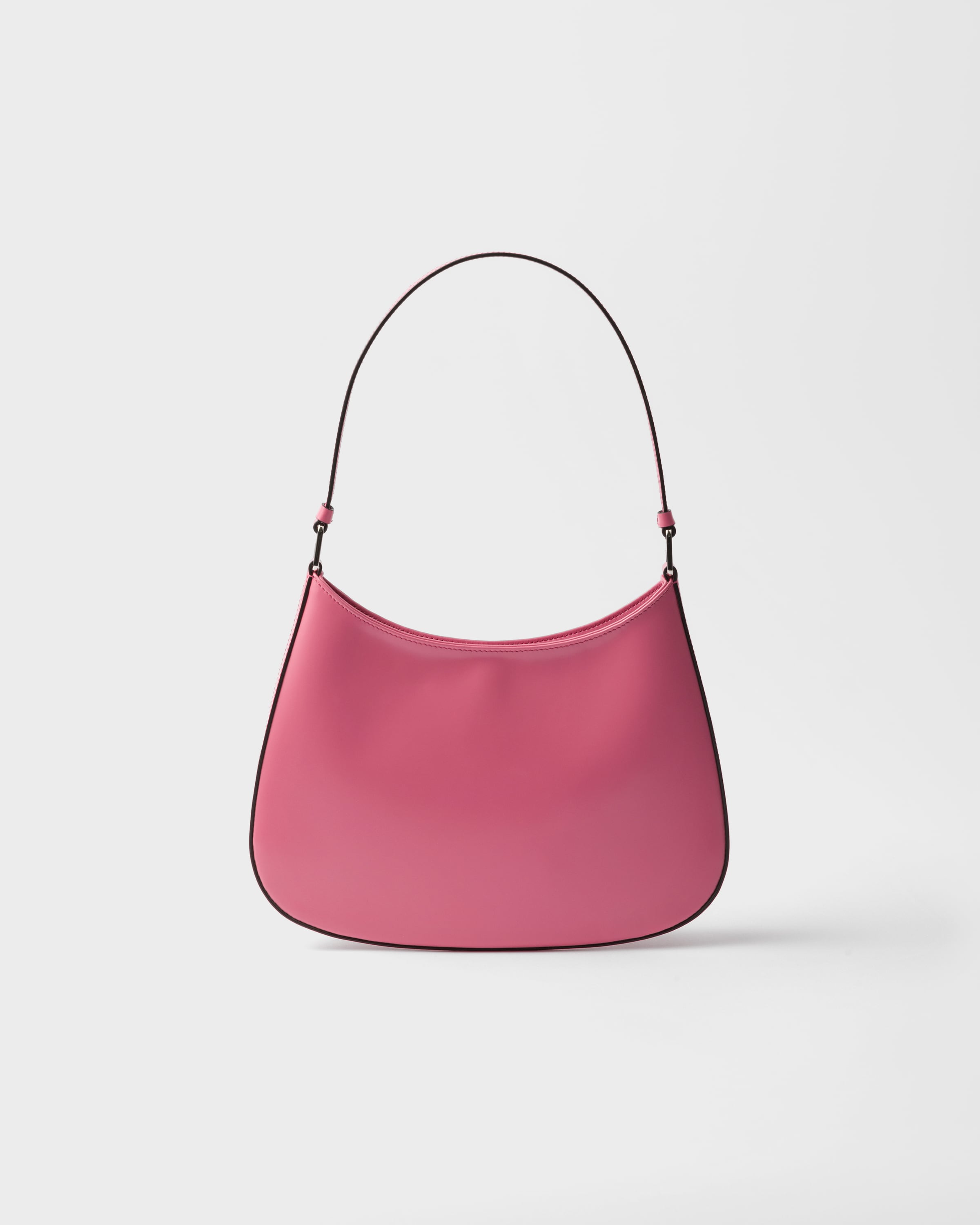 Сумка Prada Cleo из полированной кожи через плечо Prada, бегония — фото 4
