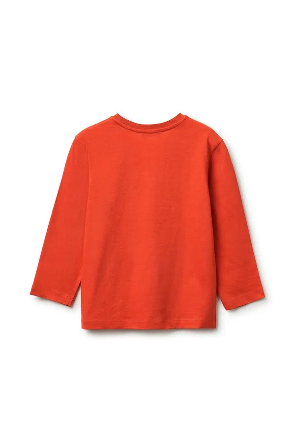 Футболка с длинными рукавами и принтом логотипа United Colors Of Benetton, Red — фото 2