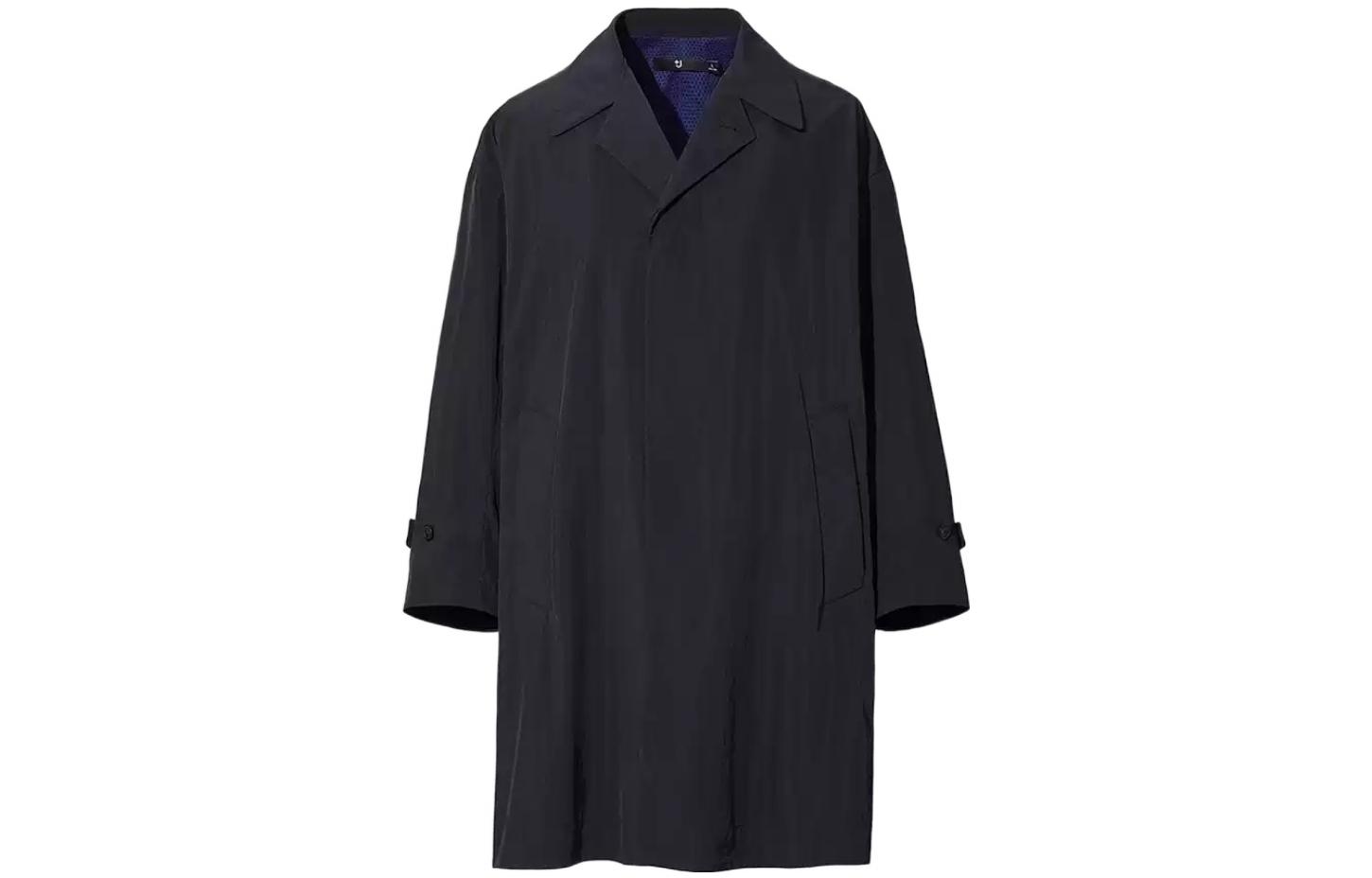 UNIQLO Однобортное пальмо свободного кроя Jil Sander, Black — фото 3