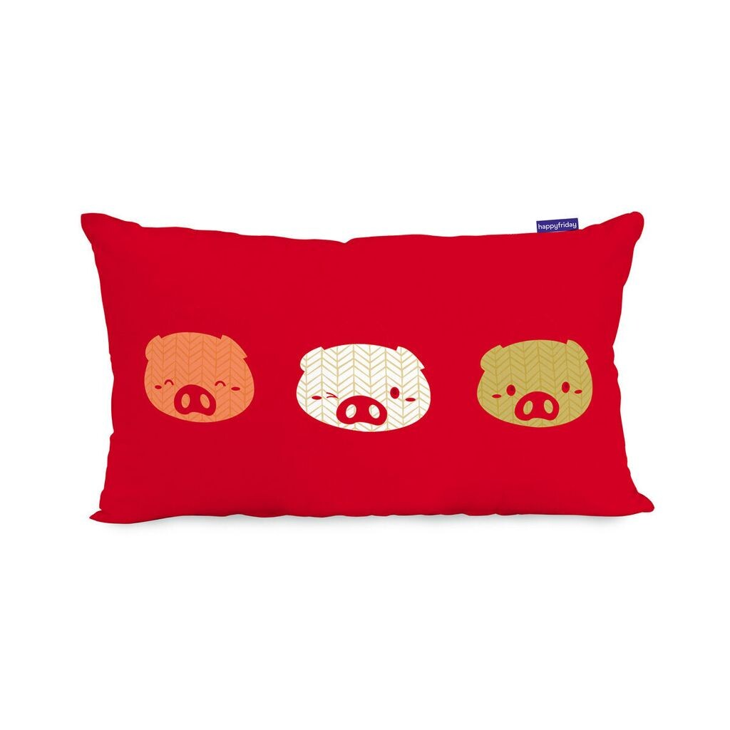 

Чехол на подушку HappyFriday Mr Fox Piggys Colorful 50 x 30 см