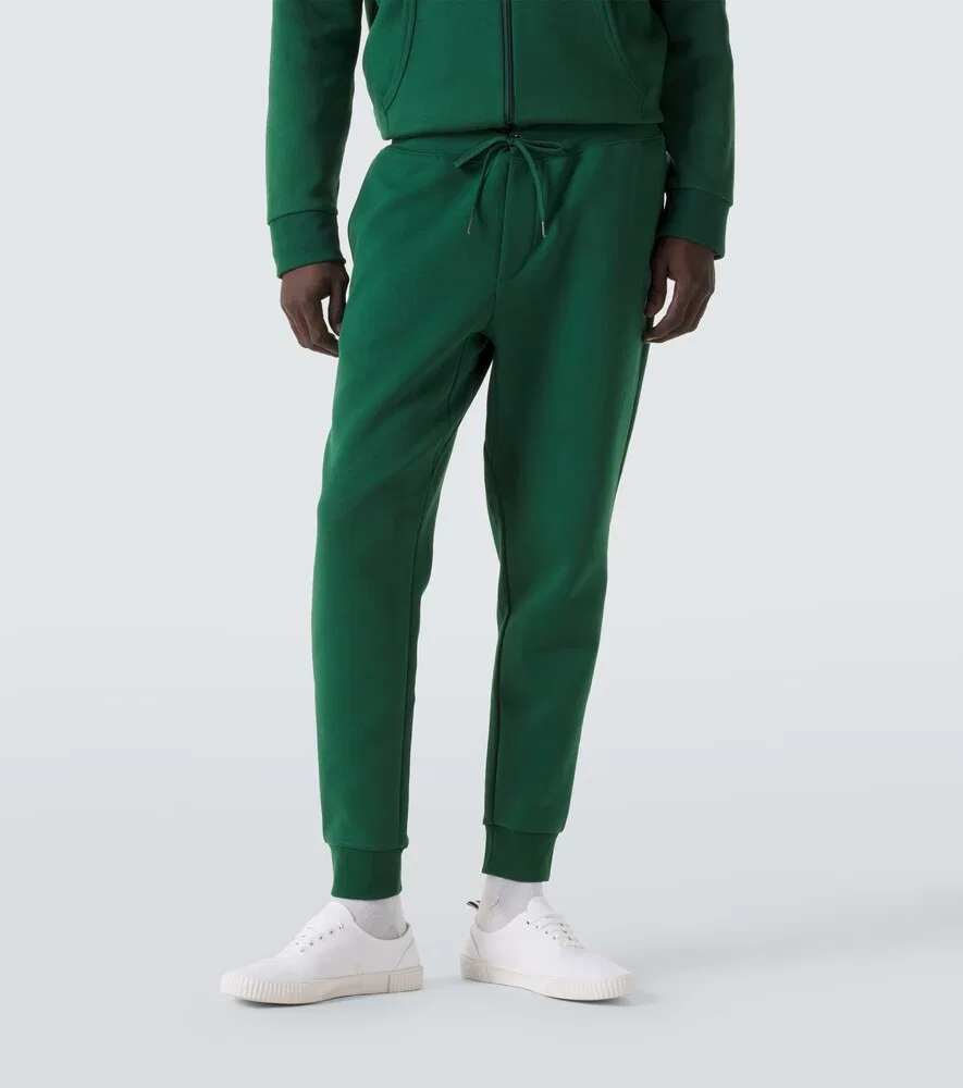 Спортивные штаны из смесового хлопка Polo Ralph Lauren, зеленый — фото 3