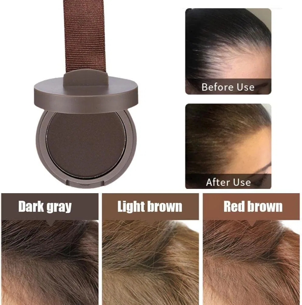 Пудра для волос Hair Fluffy Powder, светло-коричневый, Vibripriya, 4 г — фото 2